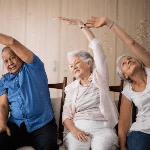 seniors exercising